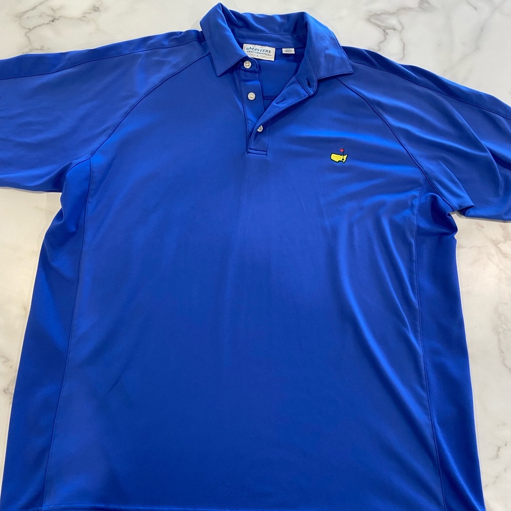 Masters Golf Polo Blue